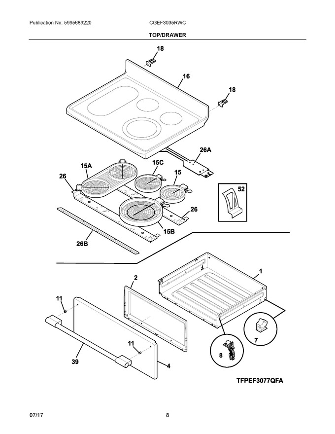 Diagram for CGEF3035RWC