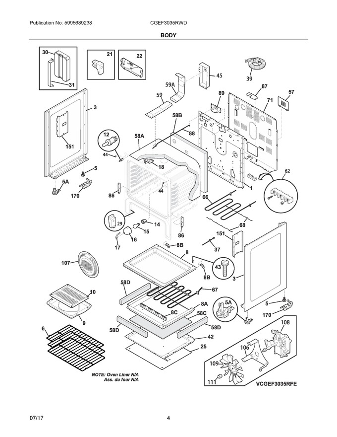 Diagram for CGEF3035RWD