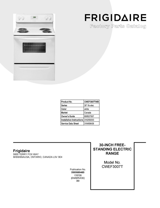 Diagram for CWEF3007TWB