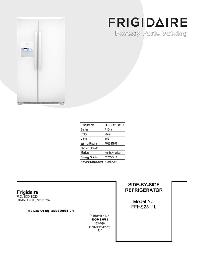 Diagram for FFHS2311LWQA