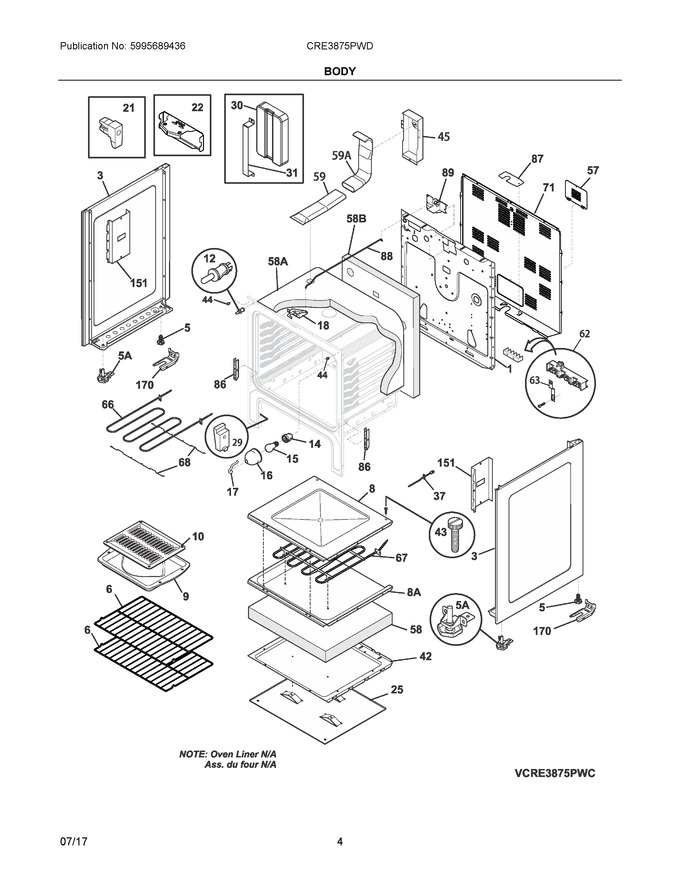 Diagram for CRE3875PWD