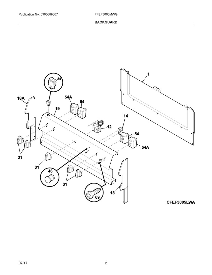 Diagram for FFEF3005MWG