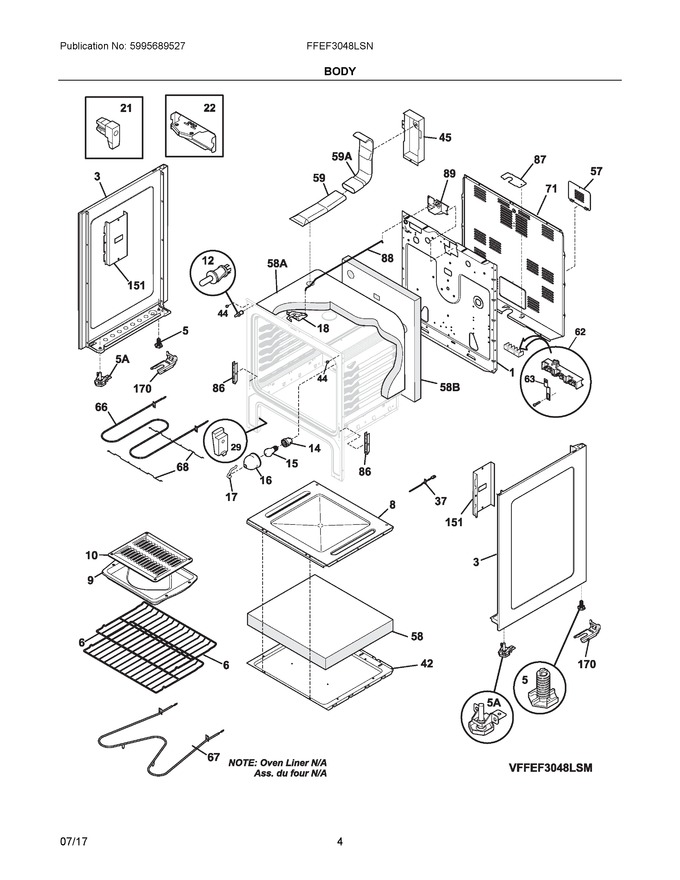 Diagram for FFEF3048LSN