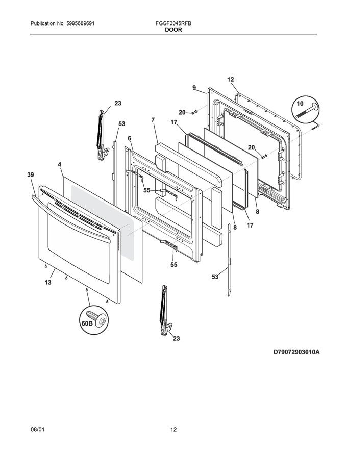 Diagram for FGGF3045RFB