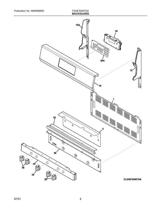 Diagram for FGGF3059TDA