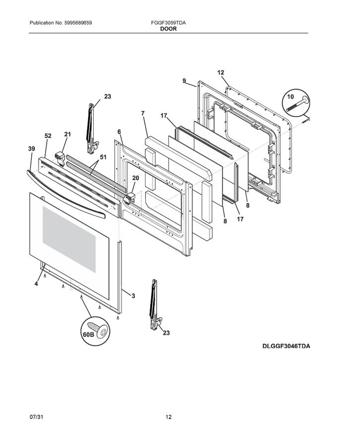 Diagram for FGGF3059TDA