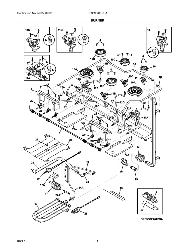 Diagram for E36GF76TPSA