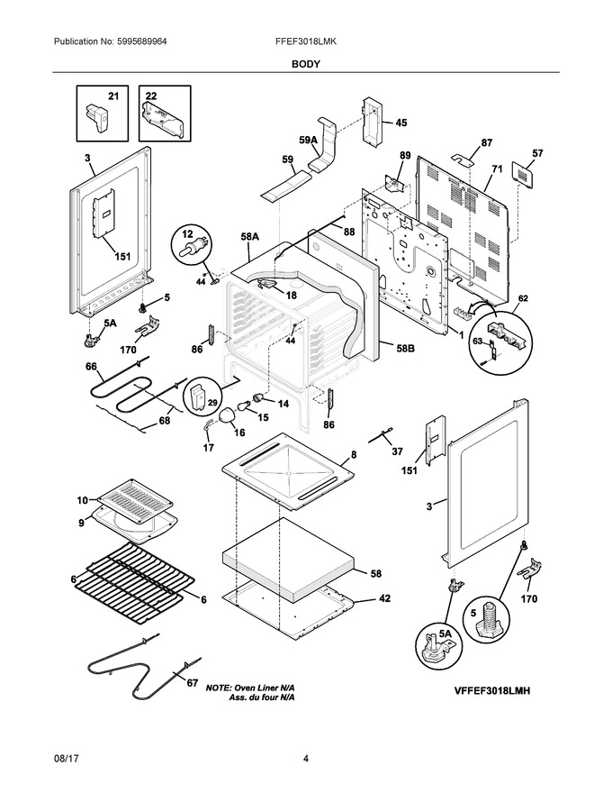 Diagram for FFEF3018LMK