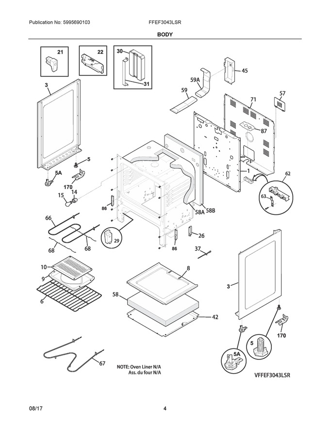 Diagram for FFEF3043LSR