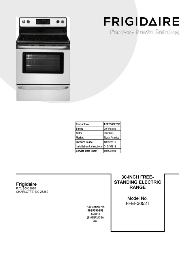 Diagram for FFEF3052TSB