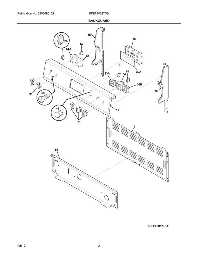 Diagram for FFEF3052TSB