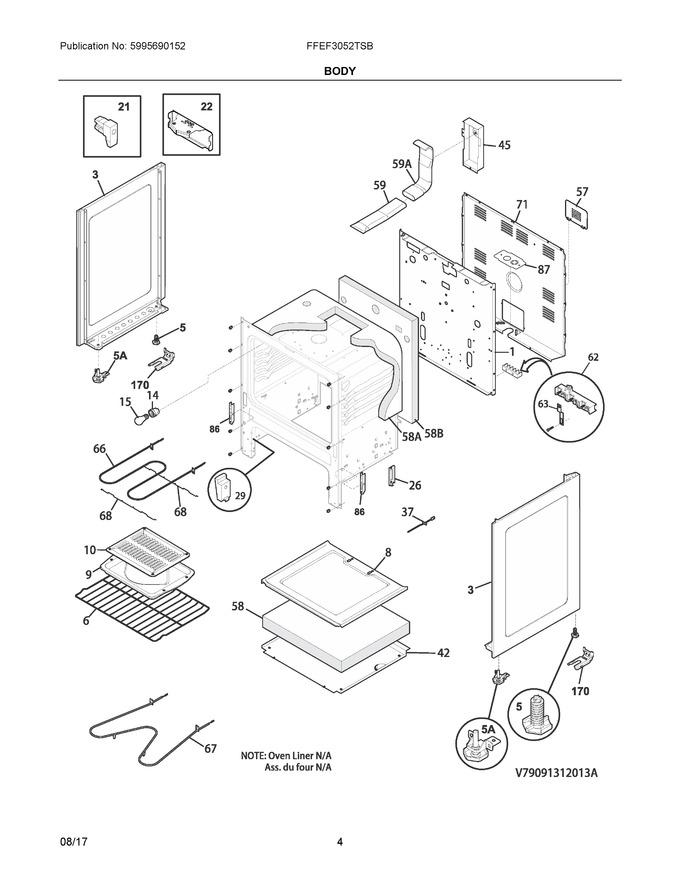 Diagram for FFEF3052TSB