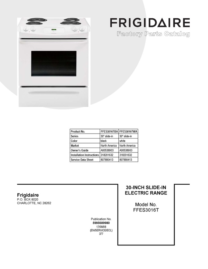 Diagram for FFES3016TBA