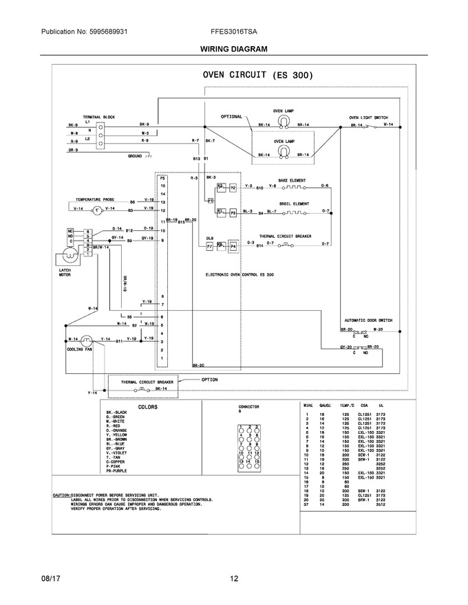 Diagram for FFES3016TSA
