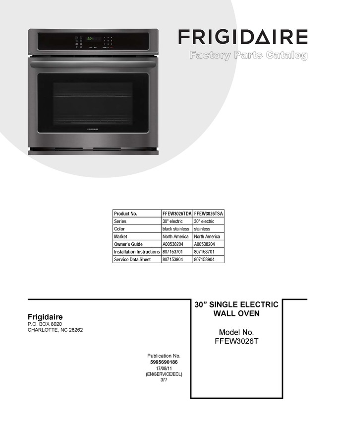 Diagram for FFEW3026TSA
