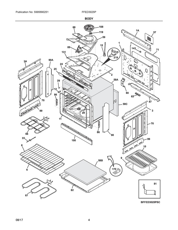 Diagram for FFED3025PBG