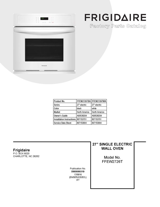 Diagram for FFEW2726TWA