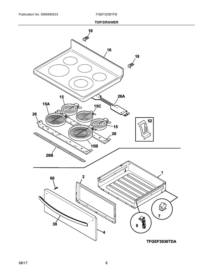 Diagram for FGEF3036TFB