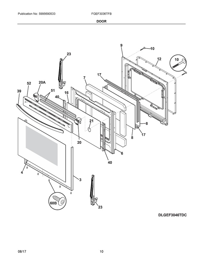 Diagram for FGEF3036TFB