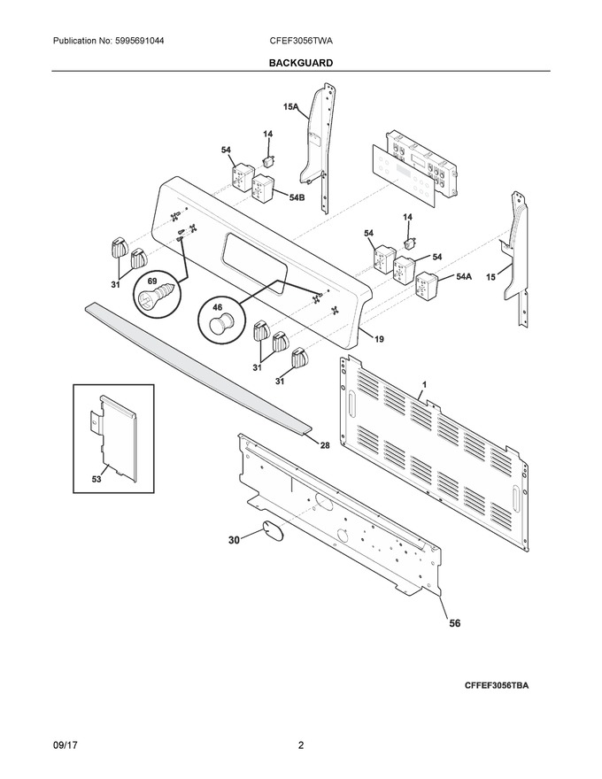 Diagram for CFEF3056TWA