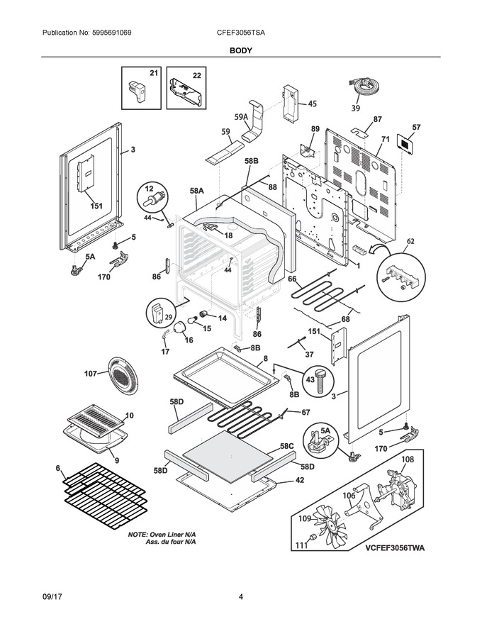 Diagram for CFEF3056TSA
