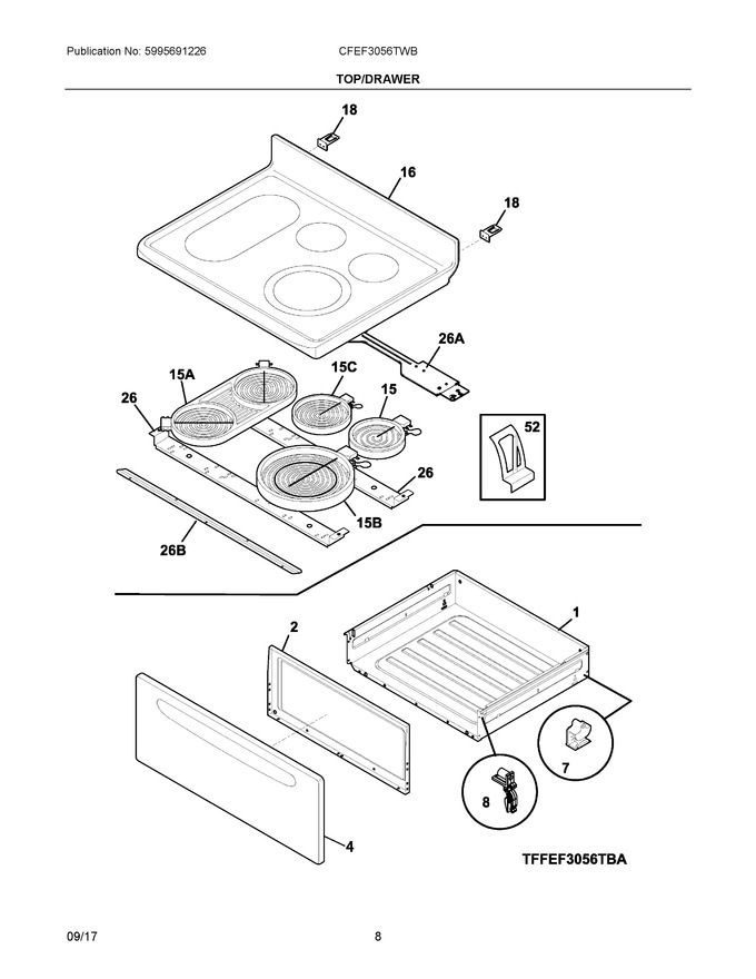 Diagram for CFEF3056TWB