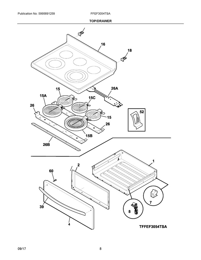 Diagram for FFEF3054TSA