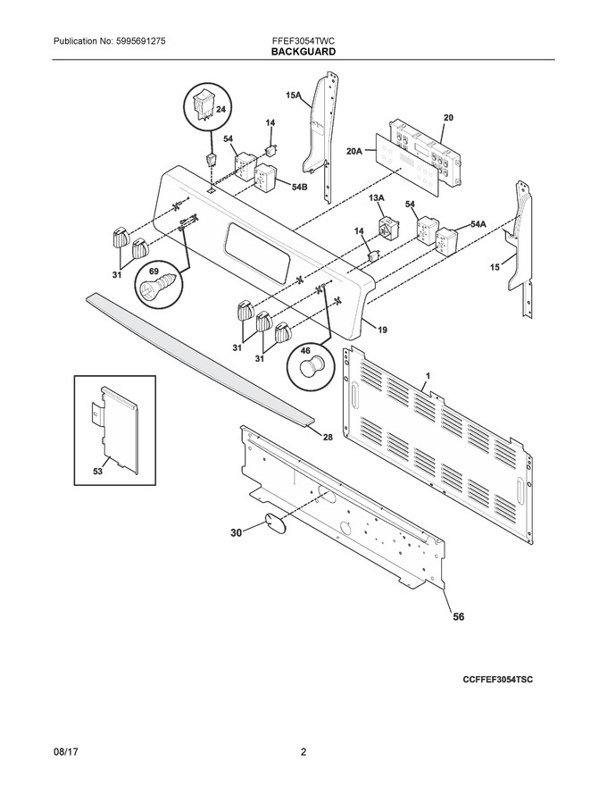 Diagram for FFEF3054TWC