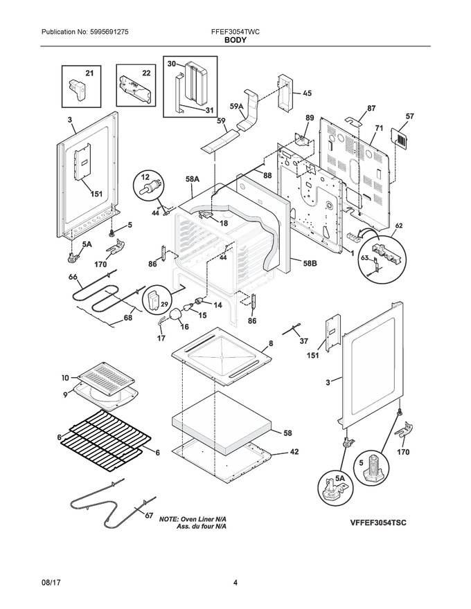 Diagram for FFEF3054TWC