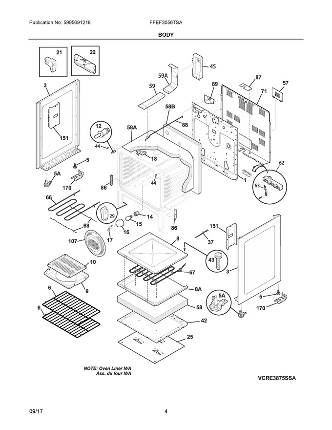 Diagram for FFEF3056TSA