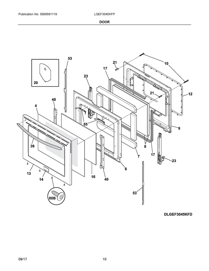 Diagram for LGEF3045KFP