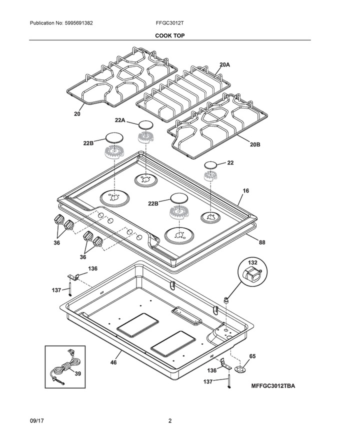 Diagram for FFGC3012TBA