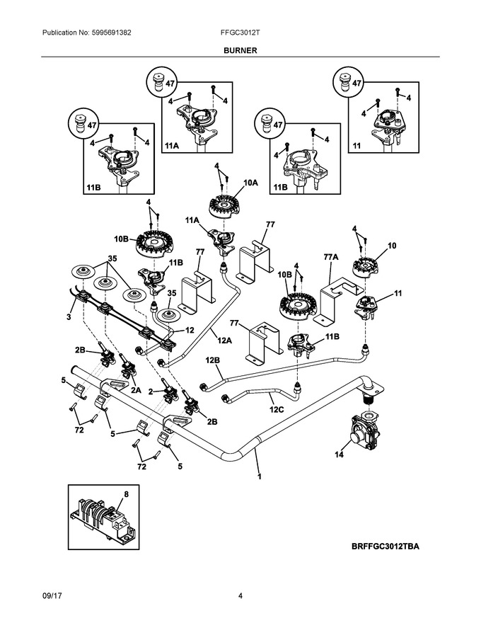 Diagram for FFGC3012TSA