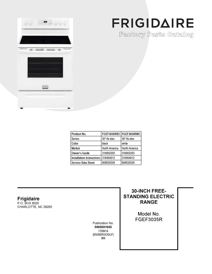 Diagram for FGEF3035RBC
