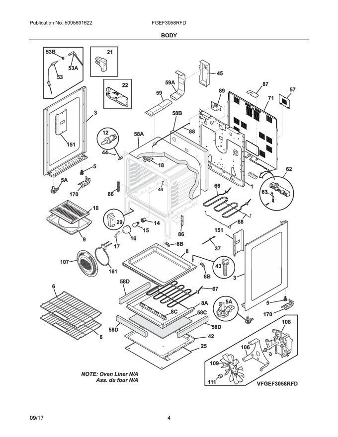 Diagram for FGEF3058RFD