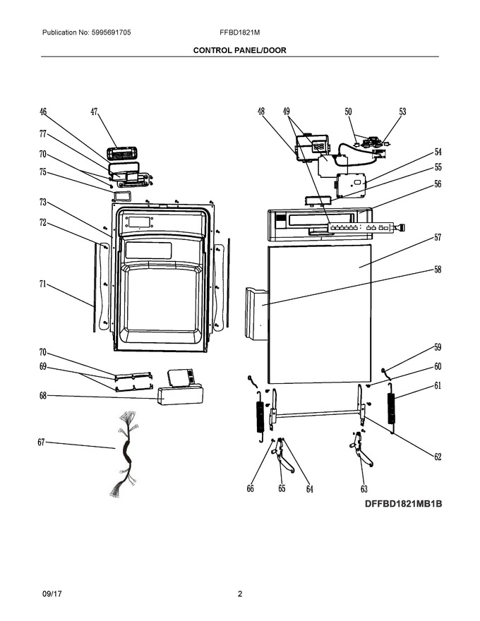 Diagram for FFBD1821MS1B