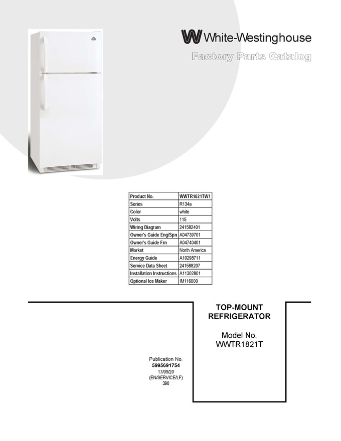 Diagram for WWTR1821TW1