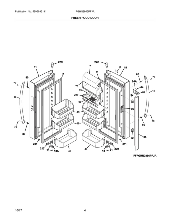 Diagram for FGHN2866PFJA