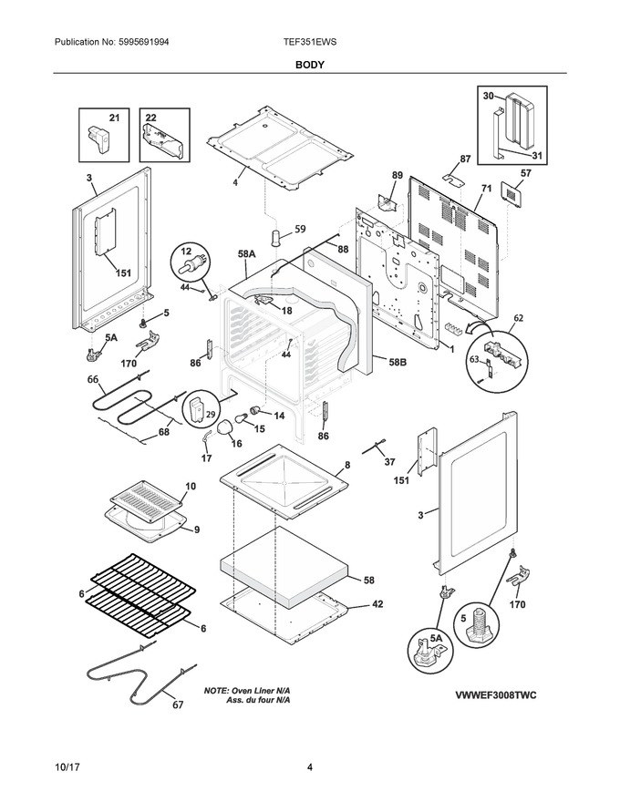 Diagram for TEF351EWS