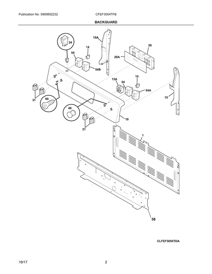 Diagram for CFEF3054TFB