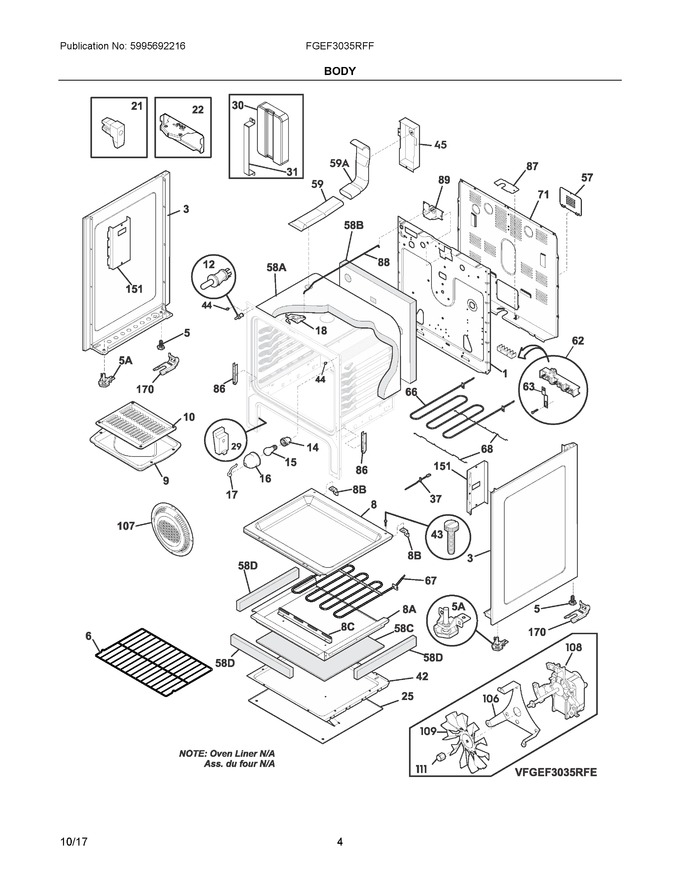 Diagram for FGEF3035RFF
