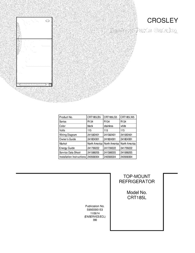 Diagram for CRT185LW5
