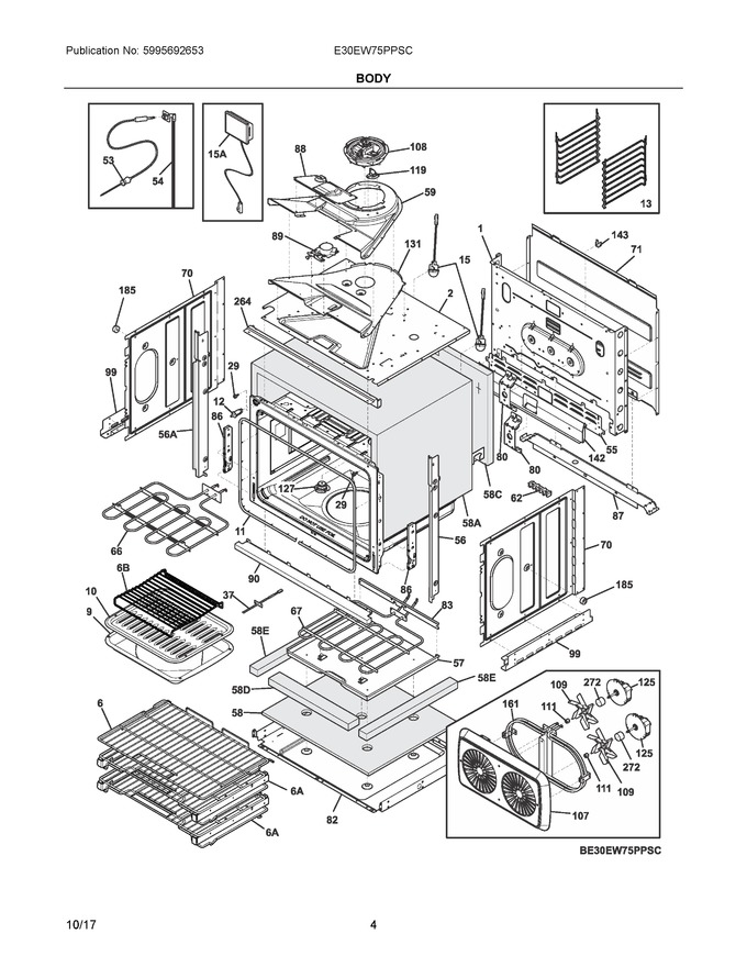 Diagram for E30EW75PPSC