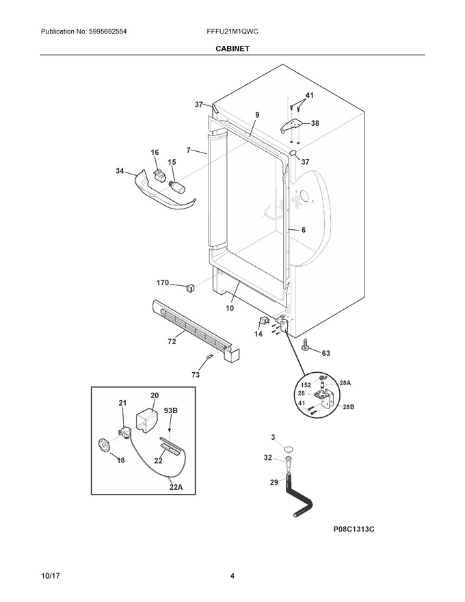 Diagram for FFFU21M1QWC