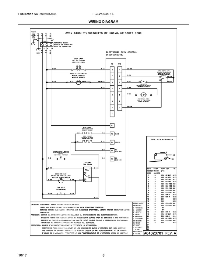 Diagram for FGEW3045PFE