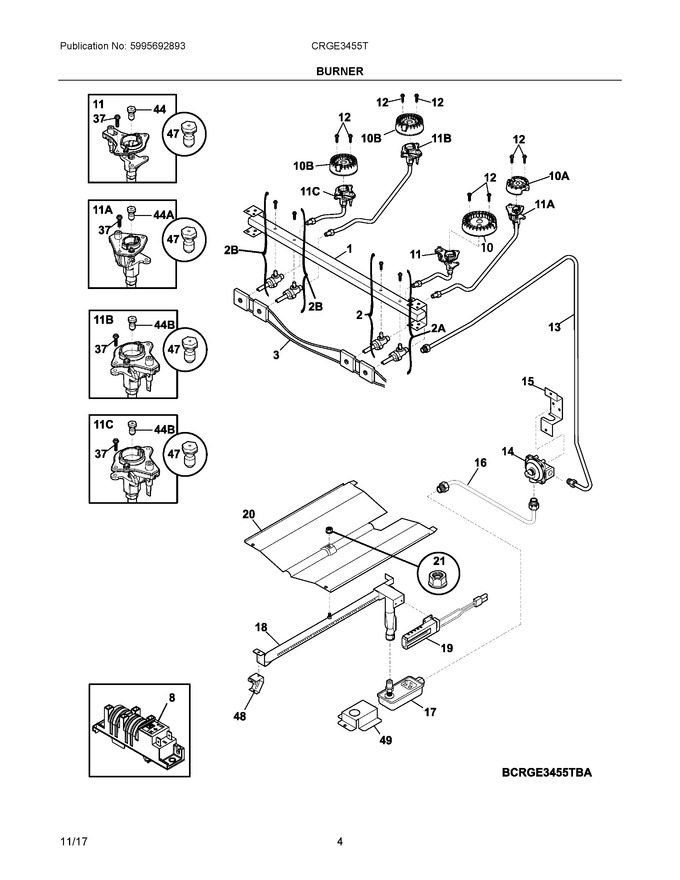 Diagram for CRGE3455TBA
