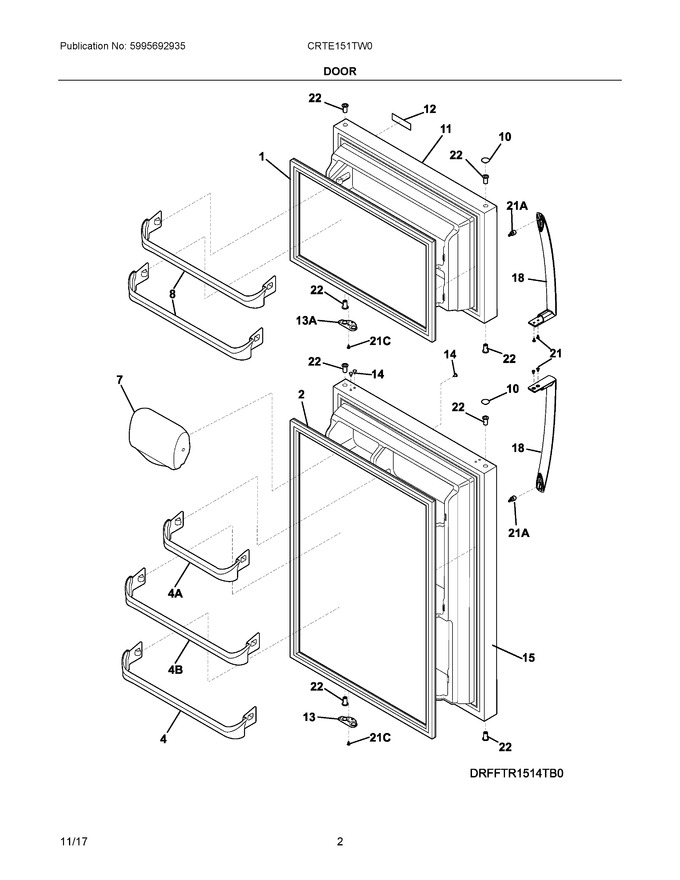 Diagram for CRTE151TW0