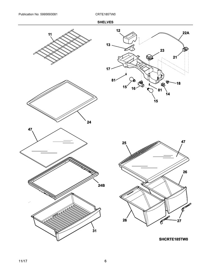 Diagram for CRTE185TW0