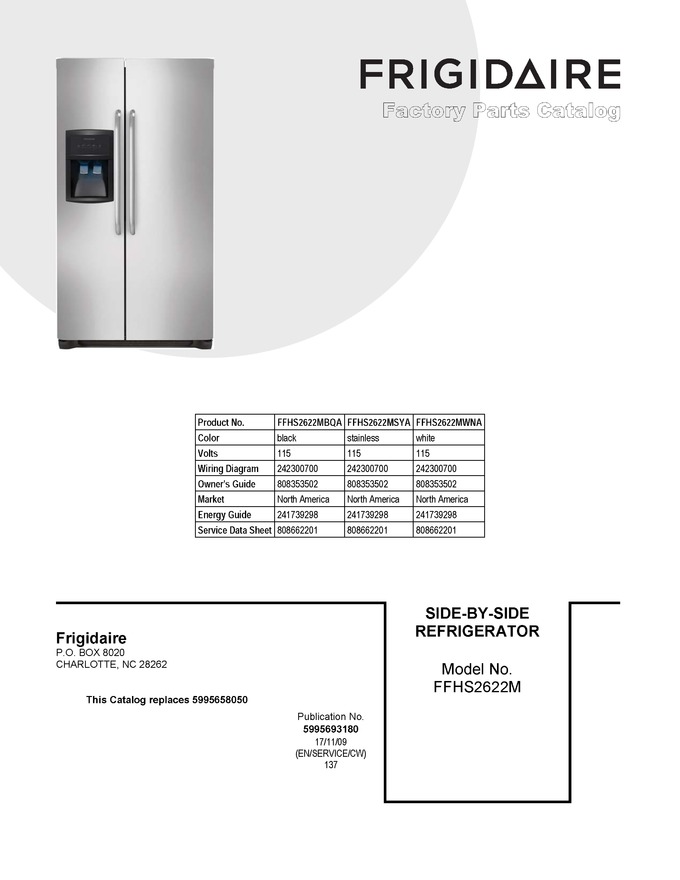 Diagram for FFHS2622MWNA