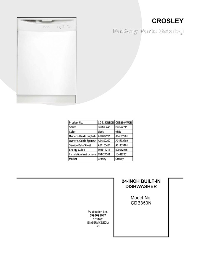 Diagram for CDB350NW9B